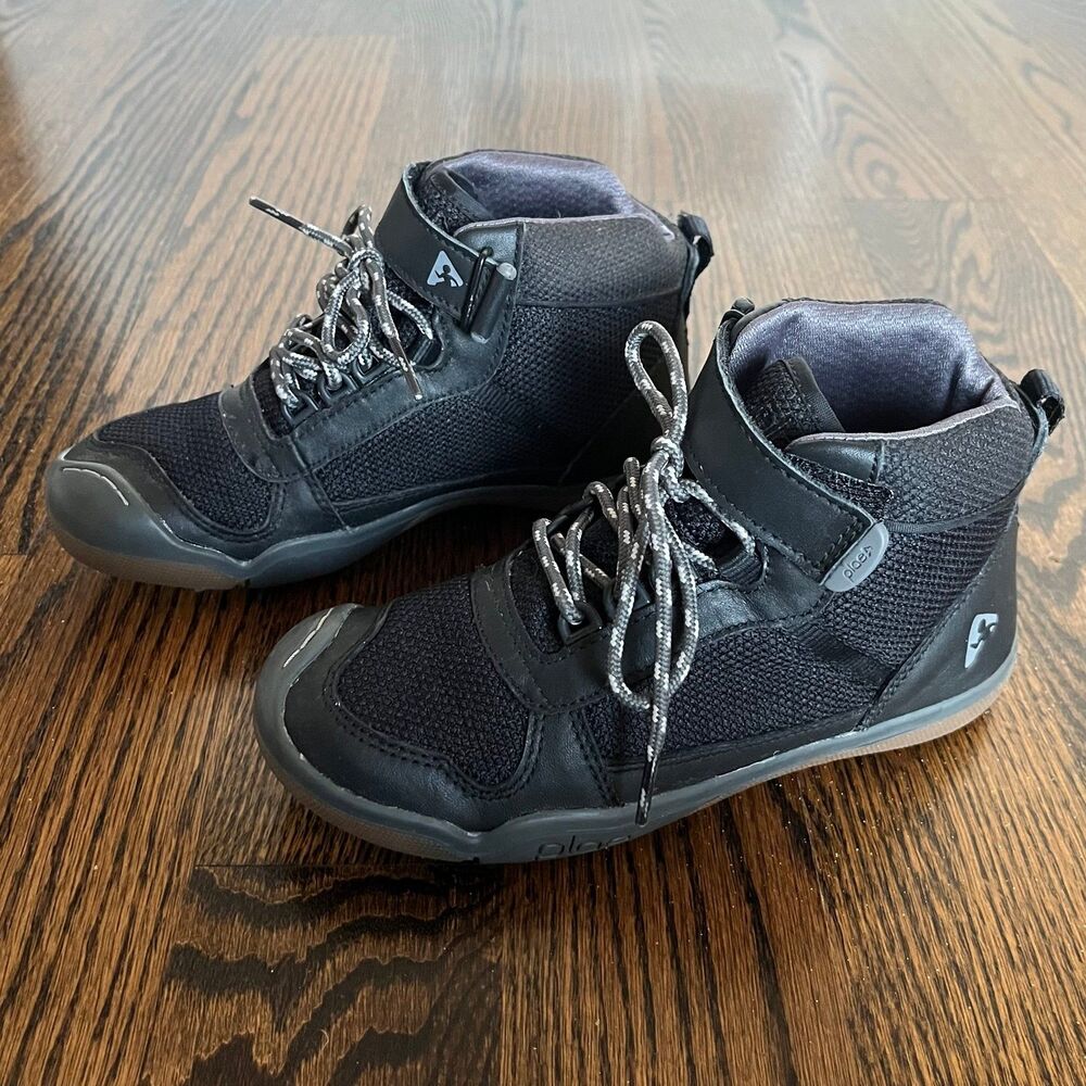 PLAE Kaiden Kids Waterproof Hiking Shoes in black (US 13.5)